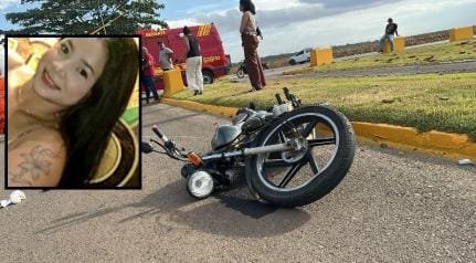 Jovem de 26 anos morre após moto bater em carreta em rotatória de acesso à rodovia