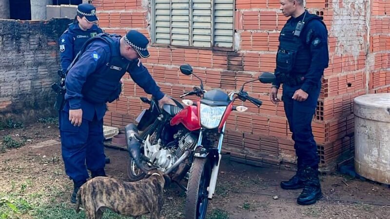 Guarda Municipal recupera motocicleta furtada e descobre possível desmanche