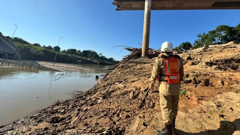 Ponte de R$ 36 milhões desaba e deixa quatro feridos no Acre