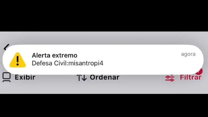 Sistema da Defesa Civil é suspenso após invasão e disparo falso
