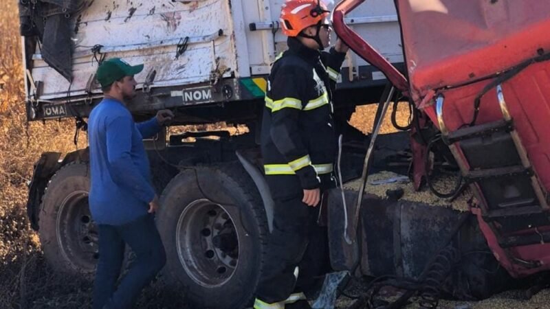 Motorista morre em acidente envolvendo duas carretas em rodovia estadual de MT