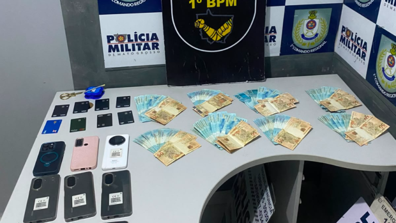 Golpista arrumo ‘rolo’ no shopping popular e é preso com mala contendo R$ 8 mil