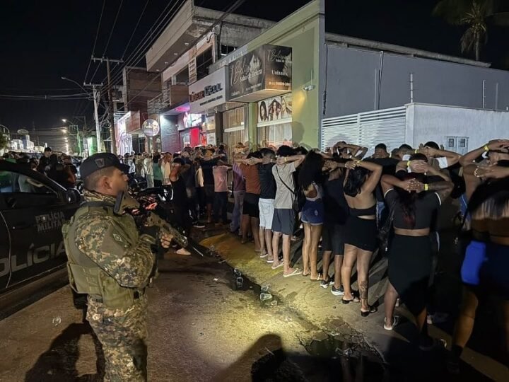Polícia Militar fecha festa em tabacaria regada a álcool, drogas e presença de menores em MT