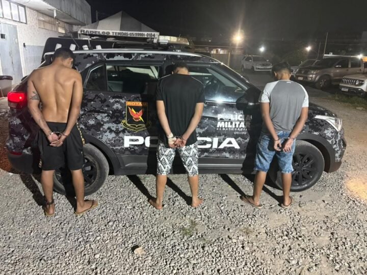 Rotam prende três suspeitos por tráfico de drogas e apreende 70 porções de maconha em Cuiabá