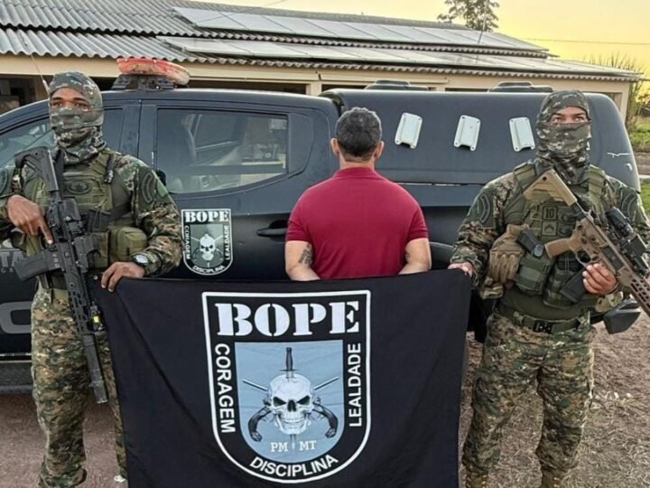 Foragido da Justiça Federal é preso em fazenda na fronteira  durante operação do Bope