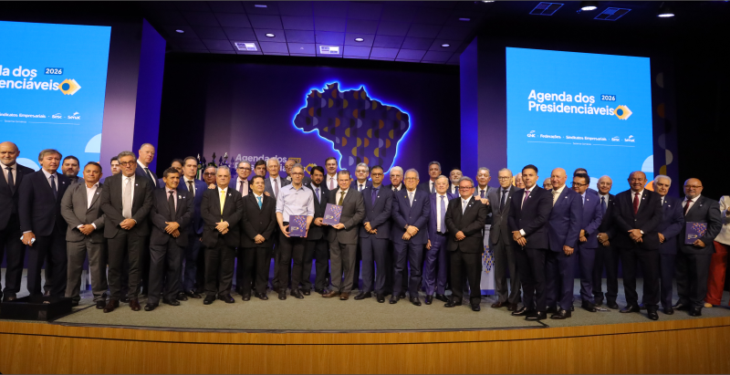 Presidente da Fecomércio-MT acompanha apresentação de propostas de presidenciáve