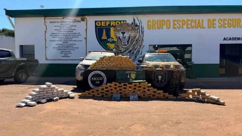 Operação prende traficante com carga de 325 kg de drogas na fronteira de MT avaliada em R$ 1,2 milhão