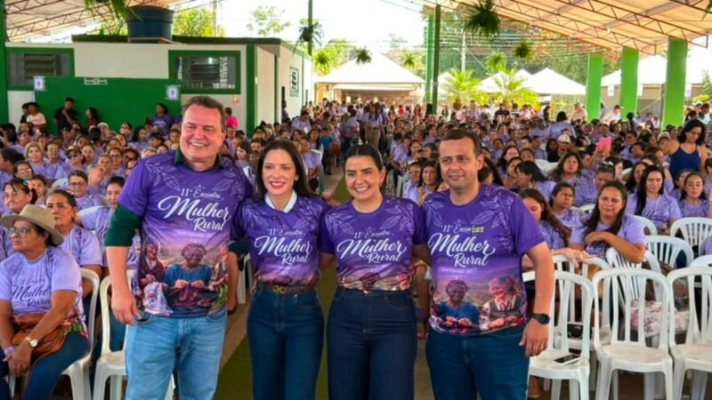 Janaina Riva roda três cidades no Oeste e cobra independência financeira para mulher do campo