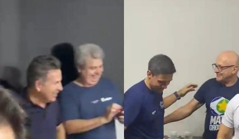 Pivetta e Mauro se reúnem com lideranças em jantar na sede do Republicanos em Cuiabá