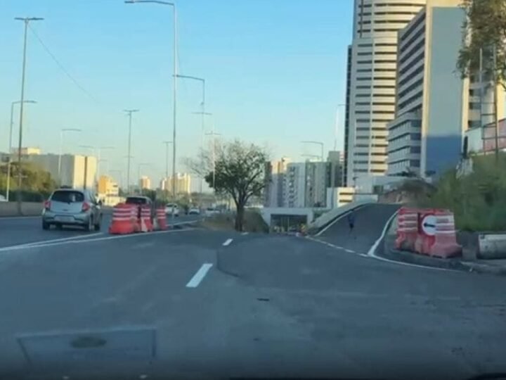 Trânsito no novo viaduto da avenida Miguel Sutil é liberado em duas pistas; confira vídeo