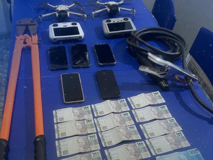 Quadrilha de outros estados que planejava série de crimes em MT é presa com drones e drogas