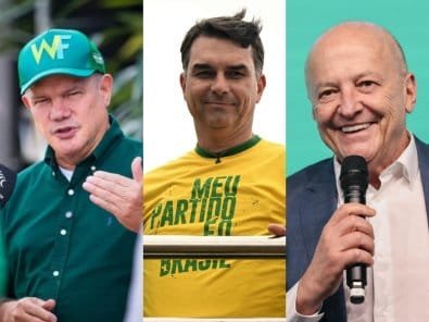 Coordenador de campanha cita união da direita e Flávio Bolsonaro terá palanque de WF e Pivetta