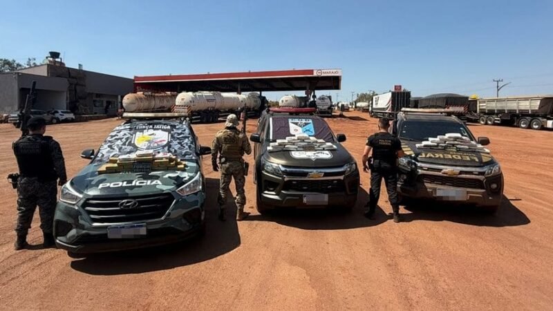 Operação apreende carga de pasta base de cocaína e skunk avaliada em R$ 1,8 milhão em MT