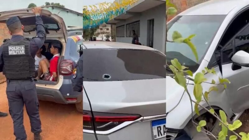 Bandidos rendem promotor  durante assalto em Cuiabá e são presos após perseguição e tiroteio