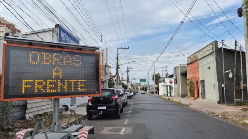 Trecho da rua Joaquim Murtinho ficará interditada a partir desta terça-feira