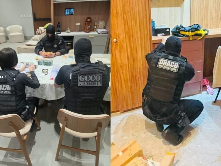 Policiais arrombam casa durante operação contra “Tropa do Batman” em Várzea Grande; vídeo