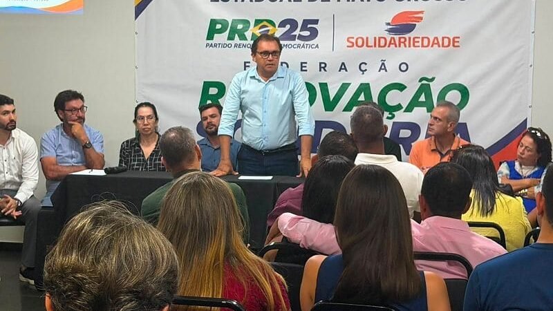 PRD e Solidariedade lançam chapa à Câmara Federal em Mato Grosso; veja lista