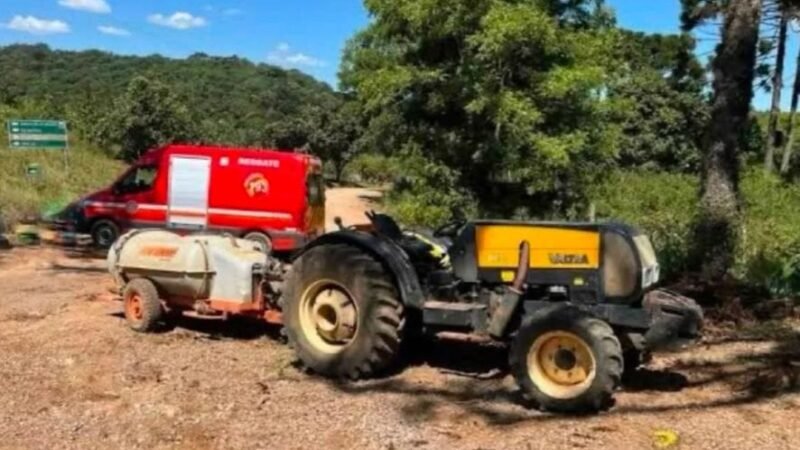 Idoso de 70 anos morre após cair de trator e ser atropelado em propriedade rural de MT