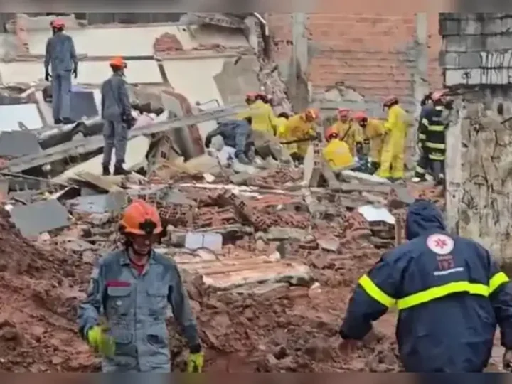 Prédio desaba em São Bernardo do Campo e deixa cinco feridos