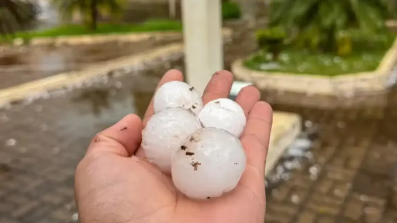 Região Sul tem previsão de chuva e granizo para esta terça-feira