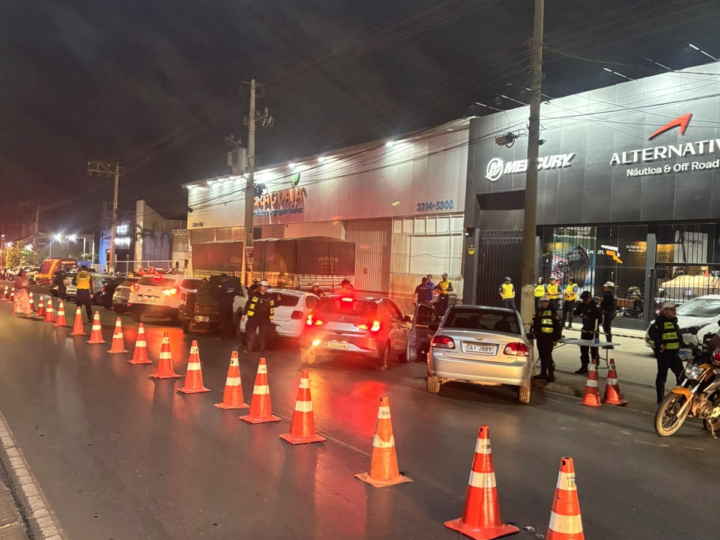 Operação Lei Seca prende cinco motoristas por embriaguez em Cuiabá