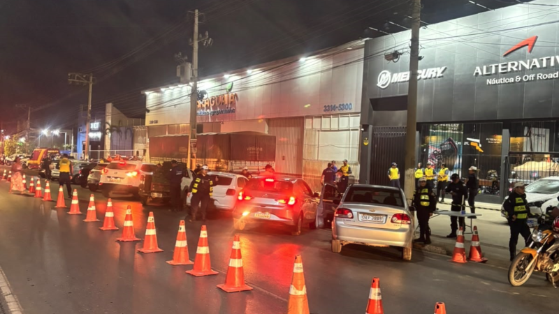 Operação Lei Seca prende cinco motoristas por embriaguez em Cuiabá