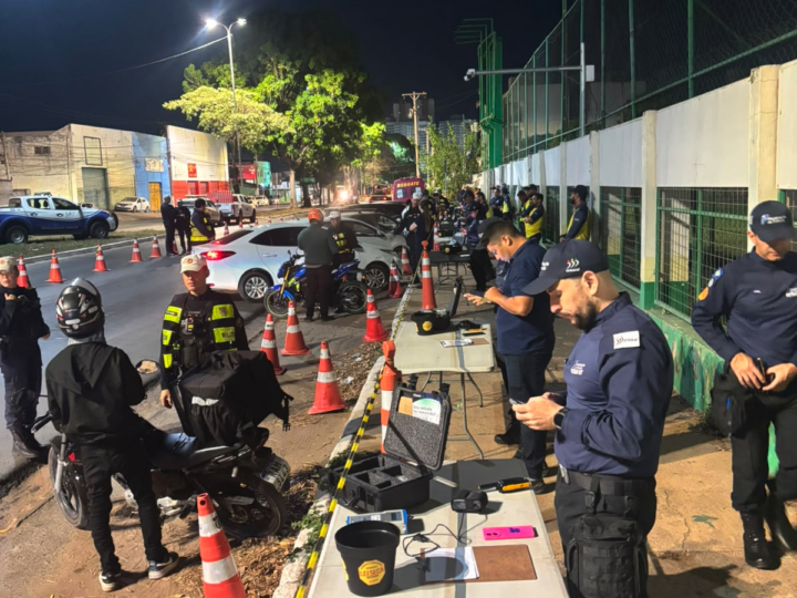 Operação Lei Seca prende sete motoristas por embriaguez ao volante em bairro de Cuiabá