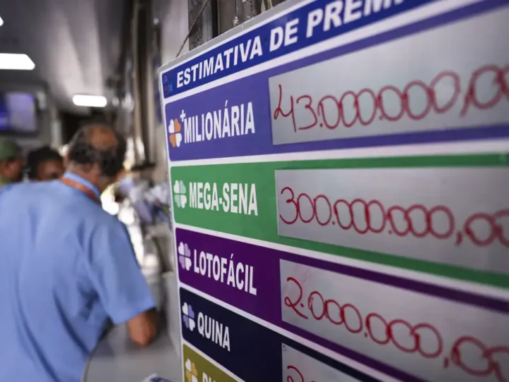 Mega-sena acumula para R$ 45 milhões; confira os números