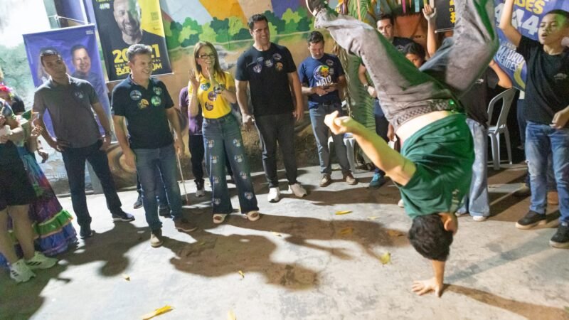 Mauro Mendes recebe apoio de artistas e destaca investimentos que chegaram “na ponta”