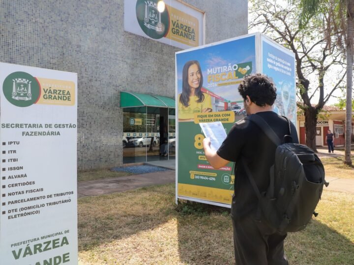 Refis 2026 oferece até 80% de desconto em juros e multas em Várzea Grande