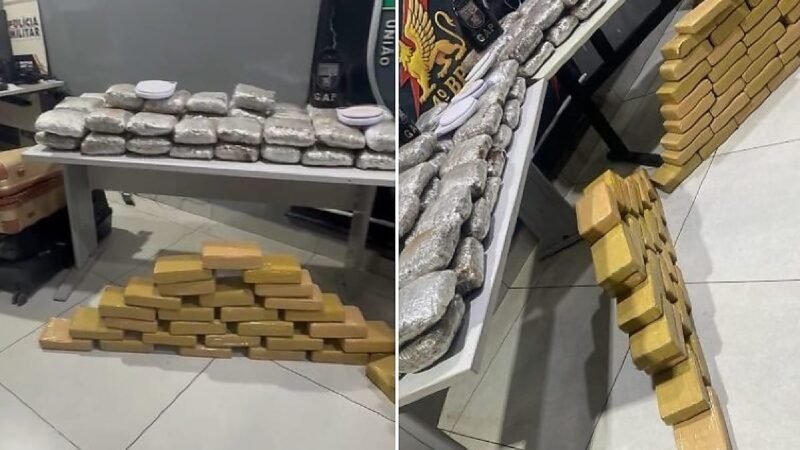 Homem é preso pela PM com mais de 170 tabletes de supermaconha em Várzea Grande