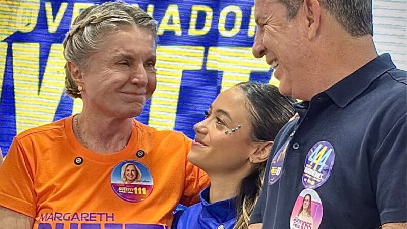 Mauro Mendes enaltece trabalho de Margareth Buzetti e pede segundo voto
