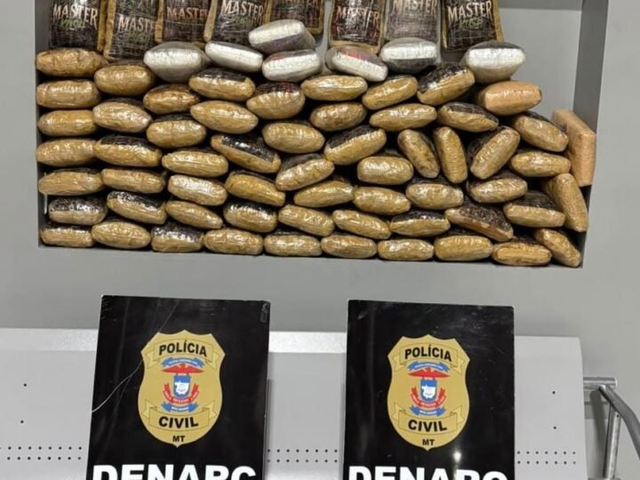 Traficante é presa com com 74 tabletes de supermaconha em residência de Várzea Grande