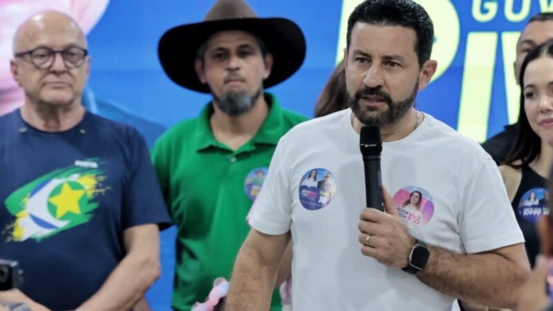 Prefeito rechaça “deixar Mato Grosso cair em mãos erradas” e defende reeleição de Pivetta