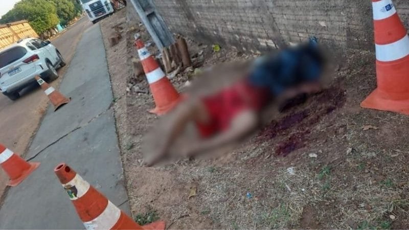 Homem é encontrado morto com garganta cortada ao lado de unidade da PM em MT