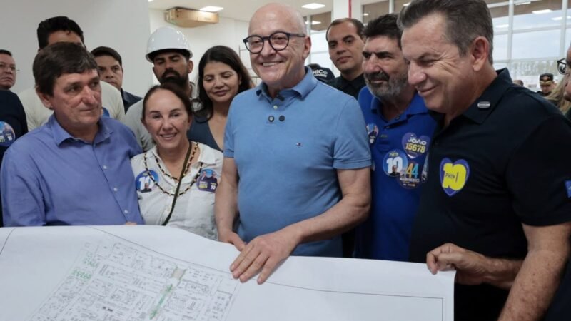 Pivetta realiza vistoria com prefeitos e prevê concluir obra de Hospital Regional ainda este ano
