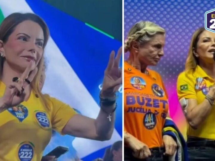 Virginia divide apoio e pede votos para Medeiros e Buzetti ao Senado