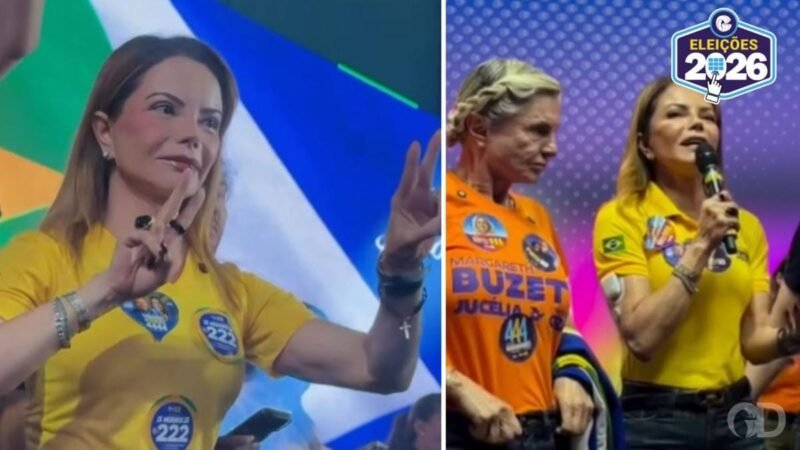 Virginia divide apoio e pede votos para Medeiros e Buzetti ao Senado