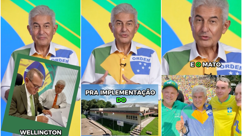 Astronauta Marcos Pontes pede voto para WF: “MT precisa de governador à altura”