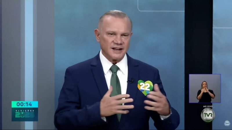 Wellington rebate acusações e expõe “candidato de aluguel” durante debate na TV