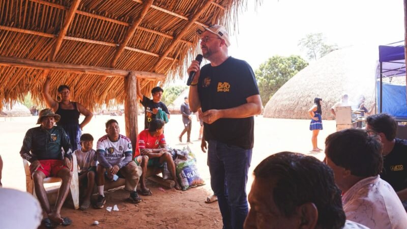 No Xingu, comunidade indígena declara apoio à reeleição de Beto Dois a Um