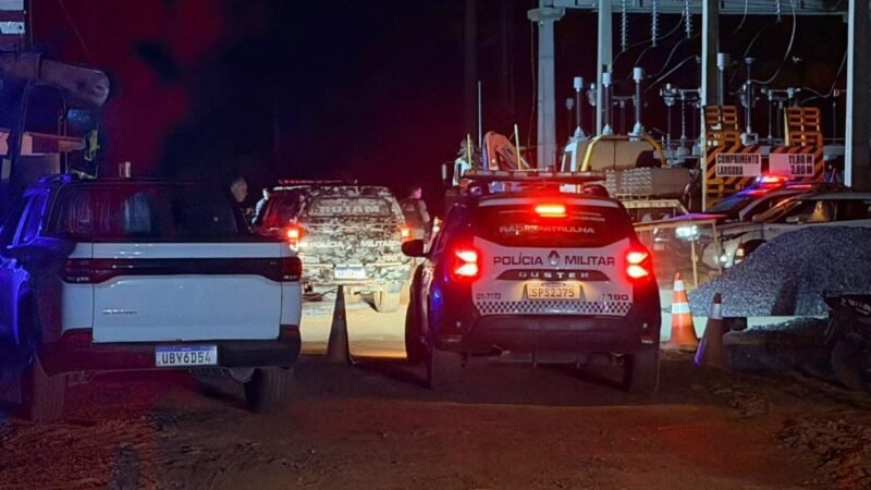 Trio invade obra durante a noite, troca tiros com segurança e um dos bandidos morre em Cuiabá