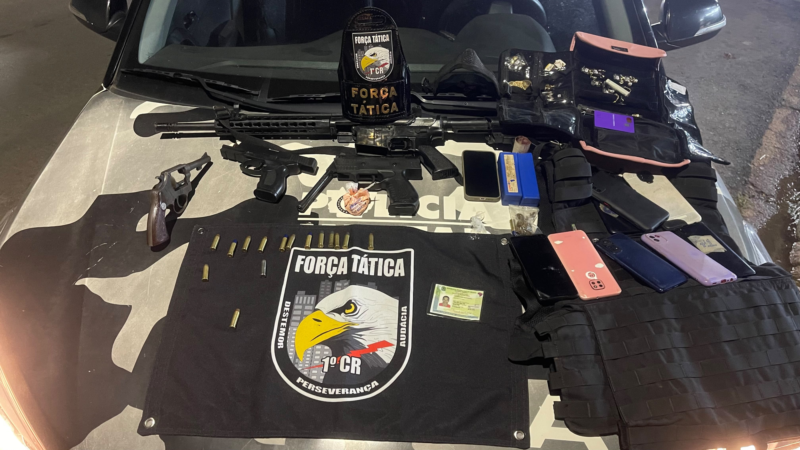 Quatro bandidos são presos em VG após roubo a mineradora em Nossa Senhora do Livramento
