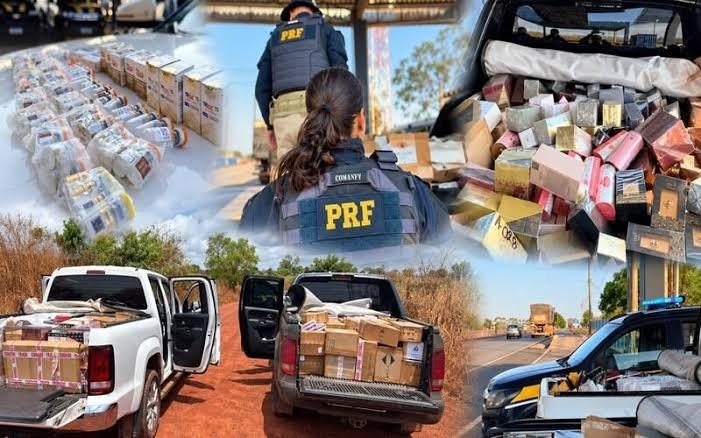 PRF apreende mais de 1,5 mil produtos ilícitos e medicamentos sem autorização na BR-364