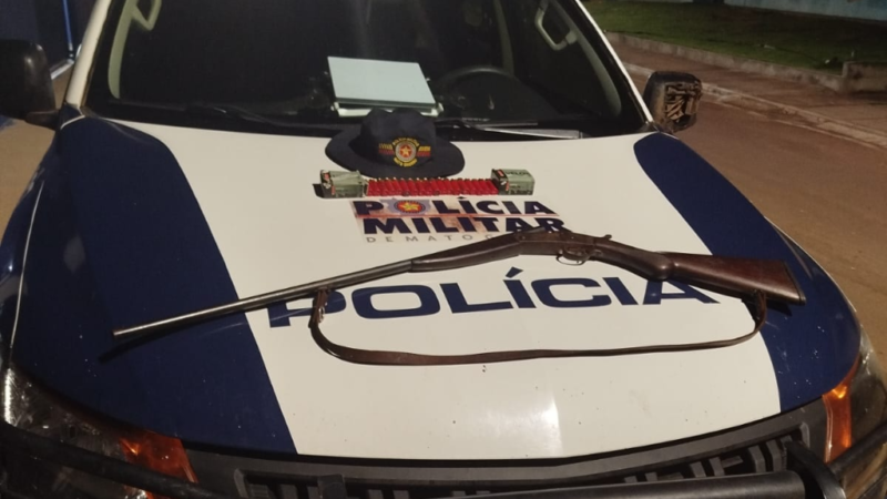 Procurado por feminicídio em Goiás é preso pela PM com armas e munições no interior de MT