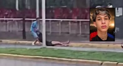 Vídeo mostra adolescente sendo perseguido e morto a facadas após briga em bar de MT