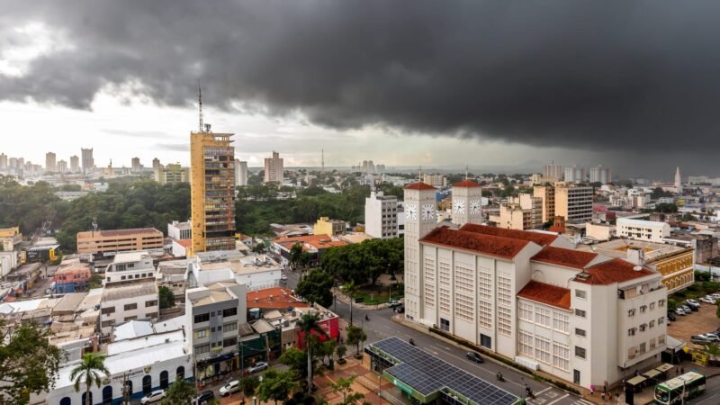 Cuiabá tem alerta para risco de tempestades e ventos de até 60 km/h para esta terça-feira