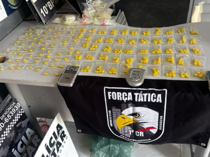 Força Tática prende homem com 321 comprimidos de ecstasy em bairro de Cuiabá