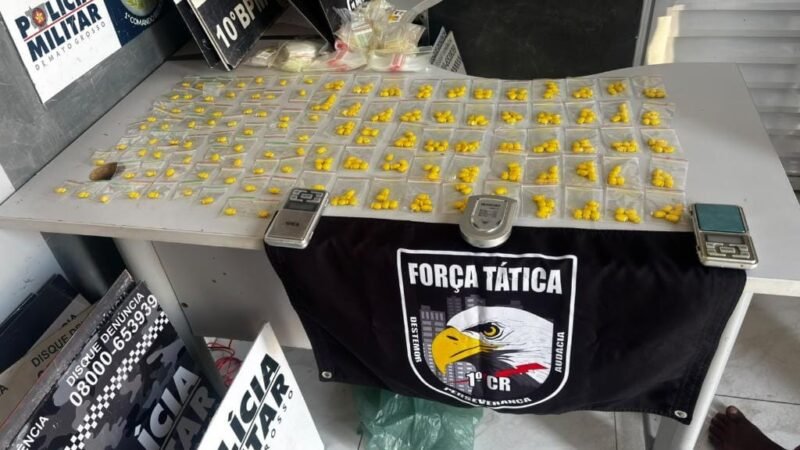 Força Tática prende homem com 321 comprimidos de ecstasy em bairro de Cuiabá