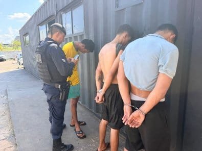 Três homens suspeitos por homicídio em Tangará da Serra são presos no Coxipó do Ouro